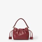 FENDI Mamma Baguette Small Burgundy nappa leather mini-bag - Image 6